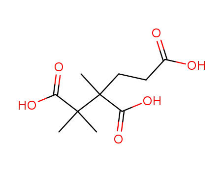 Molecular Structure of 4379-06-0 (3,4-dimethyl-pentane-1,3,4-tricarboxylic acid)