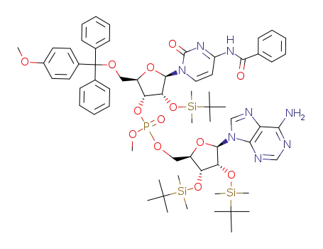 C<sub>65</sub>H<sub>89</sub>N<sub>8</sub>O<sub>13</sub>PSi<sub>3</sub>