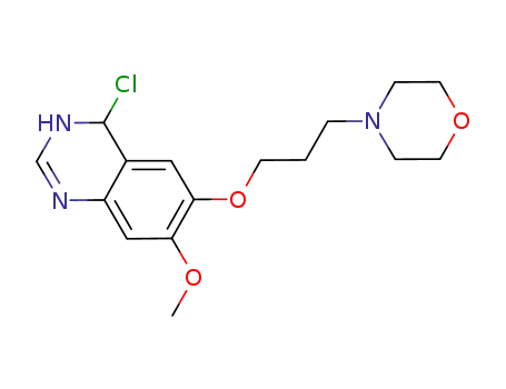 Molecular Structure of 1020109-17-4 (4-chloro-7-methoxy-6-(3-morpholinopropoxy)quinazoline)