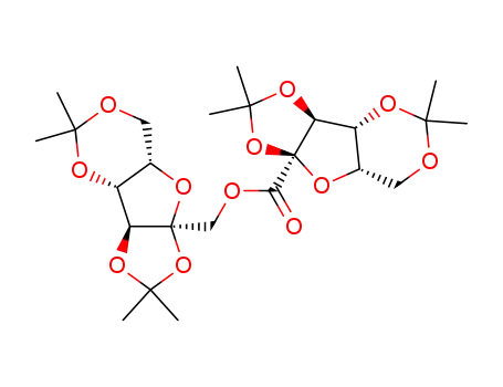Molecular Structure of 52508-19-7 ((3aS,3bR,7aS,8aR)-2,2,5,5-Tetramethyl-tetrahydro-[1,3]dioxolo[4,5]furo[3,2-d][1,3]dioxine-8a-carboxylic acid (3aS,3bR,7aS,8aS)-2,2,5,5-tetramethyl-tetrahydro-[1,3]dioxolo[4,5]furo[3,2-d][1,3]dioxin-8a-ylmethyl ester)