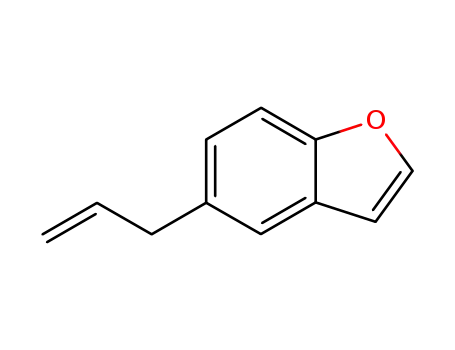 Molecular Structure of 197314-92-4 (Benzofuran,  5-(2-propenyl)-  (9CI))