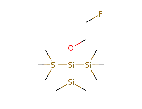 Molecular Structure of 182255-93-2 (tris(trimethylsilyl)-2-fluoroethoxysilane)