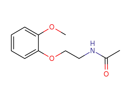 Molecular Structure of 293738-17-7 (N-[2-(2-methoxyphenoxy)ethyl]acetamide)