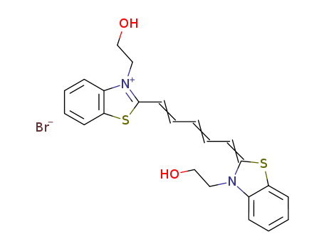 Benzothiazolium,3-(2-hydroxyethyl)-2-[5-[3-(2-hydroxyethyl)-2(3H)-benzothiazolylidene]-1,3-pentadien-1-yl]-,bromide (1:1)