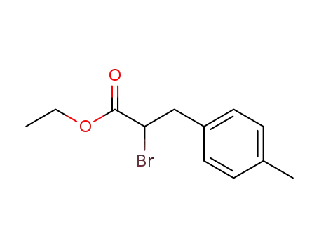 Molecular Structure of 215932-99-3 (ethyl 2-bromo-3-(4-methylphenyl)propionate)