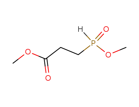 3-(methoxyphosphinyl)propanoic acid methyl ester