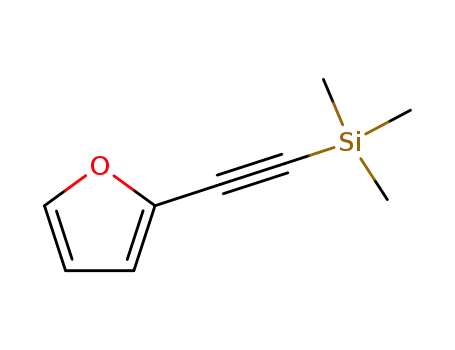 Molecular Structure of 40231-01-4 ((furan-2-ylethynyl)triMethylsilane)