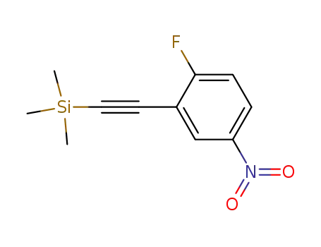 2-fluoro-5-nitro-1-<(trimethylsilyl)ethynyl>benzene