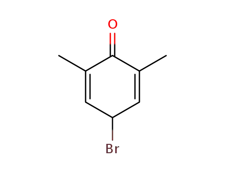 Molecular Structure of 84559-81-9 (2,5-Cyclohexadien-1-one, 4-bromo-2,6-dimethyl-)