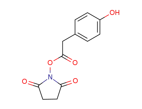 Molecular Structure of 73158-83-5 (4-hydroxyphenylacetic acid N-hydroxysuccinimide ester)