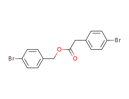 Molecular Structure of 88364-54-9 ((4-Bromo-phenyl)-acetic acid 4-bromo-benzyl ester)