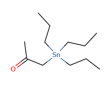 Molecular Structure of 28483-52-5 (tripropylstannyl-acetone)