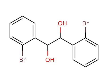 Molecular Structure of 172164-00-0 (1,2-Ethanediol, 1,2-bis(2-bromophenyl)-)