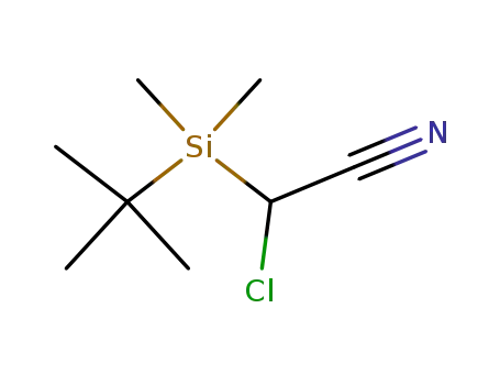 (tert-Butyl-dimethyl-silanyl)-chloro-acetonitrile