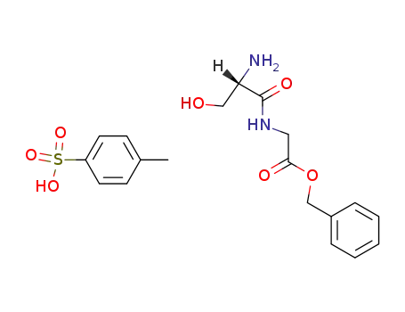 Molecular Structure of 6511-00-8 (serylglycine benzyl ester p-toluenesulfonate)