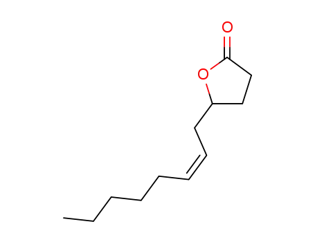 Molecular Structure of 18679-18-0 ((Z)-dihydro-5-(2-octenyl)furan-2(3H)-one)