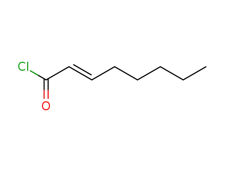 Molecular Structure of 100808-08-0 (2-Octenoyl chloride, (E)-)