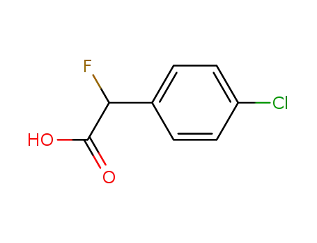 Molecular Structure of 74590-69-5 (4-chloro-α-fluorobenzeneacetic acid)