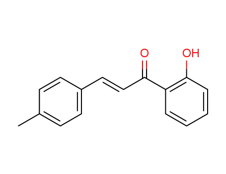 Molecular Structure of 34000-27-6 (2-Propen-1-one, 1-(2-hydroxyphenyl)-3-(4-methylphenyl)-, (2E)-)