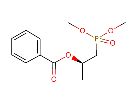 Molecular Structure of 1104662-10-3 ((R)-2-benzoyloxy-1-dimethoxyphosphorylpropane)