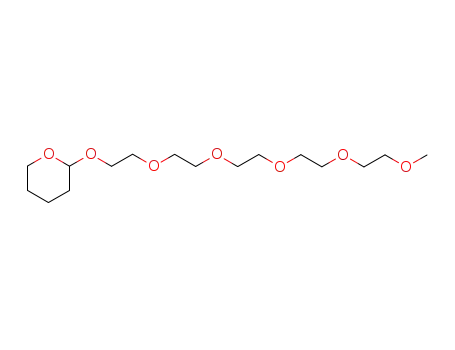 Molecular Structure of 146395-16-6 (2H-Pyran, tetrahydro-2-(3,6,9,12,15-pentaoxahexadec-1-yloxy)-)