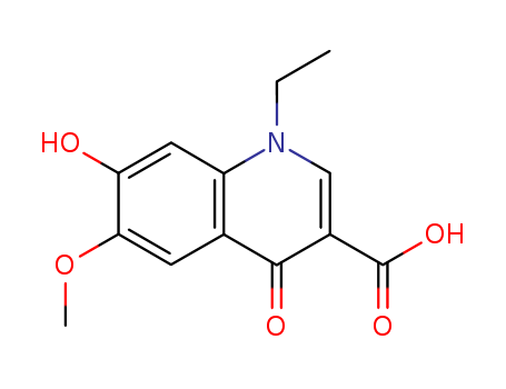 3-Quinolinecarboxylicacid, 1-ethyl-1,4-dihydro-7-hydroxy-6-methoxy-4-oxo-