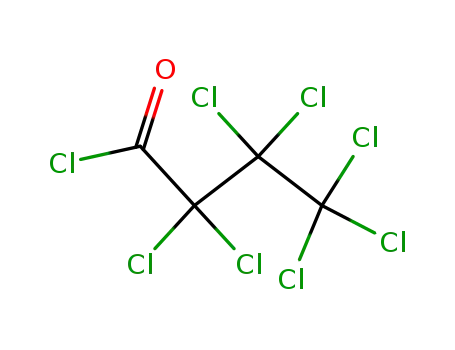 Molecular Structure of 22414-28-4 (heptachlorobutyryl chloride)