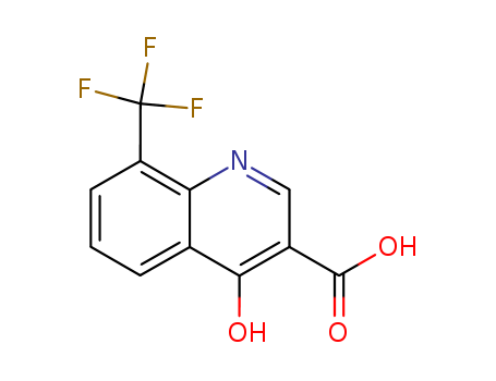 4-Hydroxy-8-(trifluoromethyl)-3-quinoline-carboxylic acid 23779-95-5