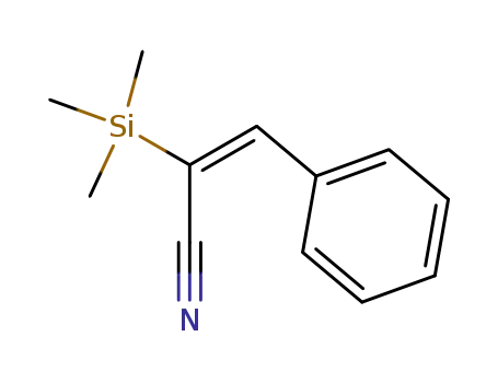 (E)-3-phenyl-2-(trimethylsilyl)acrylonitrile
