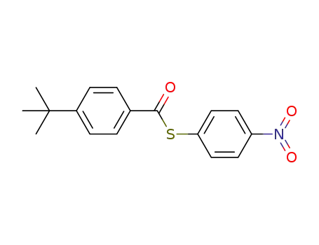 Benzenecarbothioic acid, 4-(1,1-dimethylethyl)-, S-(4-nitrophenyl) ester
