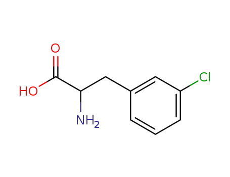 Molecular Structure of 1956-15-6 (3-CHLORO-DL-PHENYLALANINE)