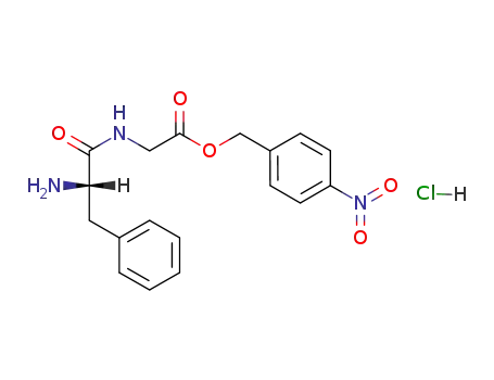 Glycine, N-L-phenylalanyl-, (4-nitrophenyl)methyl ester,
monohydrochloride