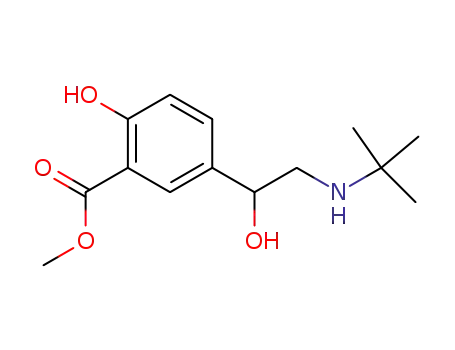 Methyl 5-[2-[(1,1-dimethylethyl)amino]-1-hydroxyethyl]-2-hydroxybenzoate