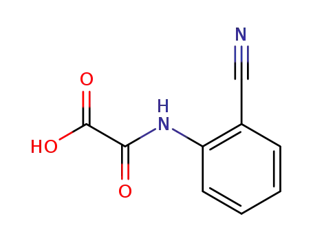 Molecular Structure of 61068-77-7 (Acetic acid, [(2-cyanophenyl)amino]oxo-)