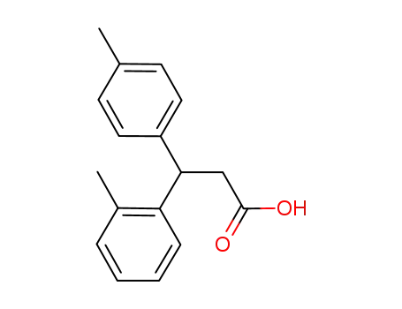 3-(2-methylphenyl)-3-(4-methylphenyl)propionic acid