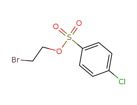 Molecular Structure of 61855-71-8 (Benzenesulfonic acid, 4-chloro-, 2-bromoethyl ester)