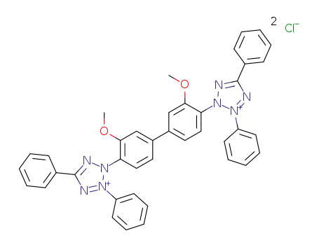 Molecular Structure of 1871-22-3 (Tetrazolium Blue Chloride)