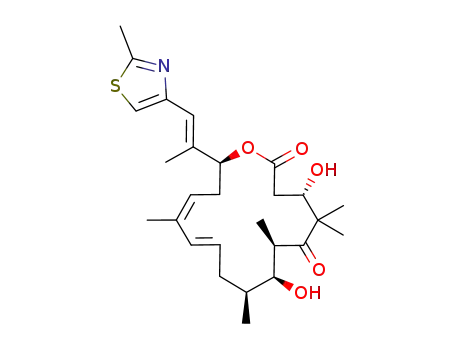 Molecular Structure of 371979-40-7 (10,11-didehydroepothilone D)