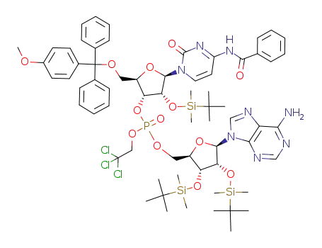 C<sub>66</sub>H<sub>88</sub>Cl<sub>3</sub>N<sub>8</sub>O<sub>13</sub>PSi<sub>3</sub>