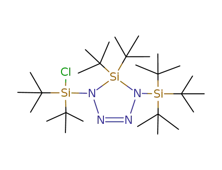 5,5-Di-tert-butyl-1-(di-tert-butylchlorsilyl)-4-(tri-tert-butylsilyl)-1,2,3,4-tetraaza-5-sila-2-cyclopenten