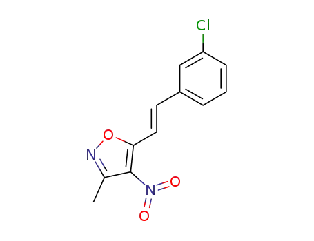 5-(3-chlorostyryl)-3-methyl-4-nitroisoxazole