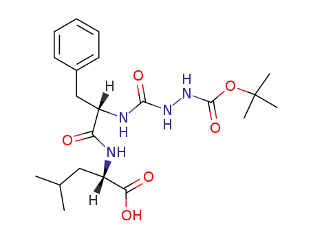N-<<N<sup>2</sup>-(tert-butoxycarbonyl)hydrazino>carbonyl>phenylalanylleucine