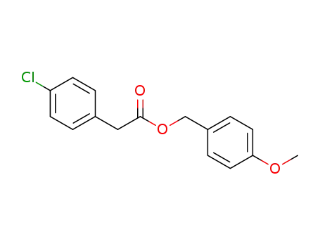 Molecular Structure of 1575722-27-8 (4-Methoxybenzyl 2-(4-chlorophenyl)acetate)