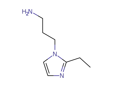 Molecular Structure of 2258-24-4 (3-(2-ETHYL-IMIDAZOL-1-YL)-PROPYLAMINE)