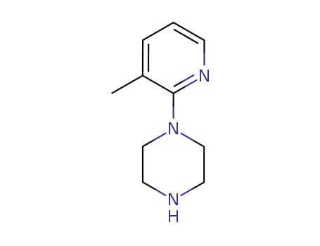 Molecular Structure of 104396-10-3 (Piperazine, 1-(3-methyl-2-pyridinyl)- (9CI))