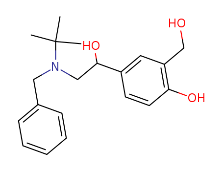 alpha-[(benzyl-tert-butylamino)methyl]-m-xylene-4,alpha,alpha'-triol