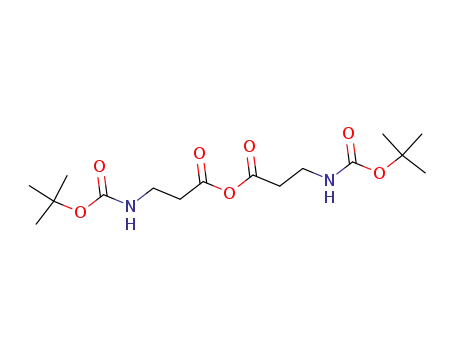 Molecular Structure of 120074-75-1 (3-tert-butoxycarbonylamino-propionic acid anhydride)