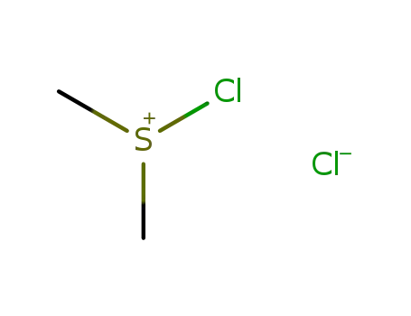 Molecular Structure of 23372-58-9 (Sulfonium, chlorodimethyl-, chloride)
