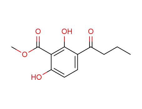 3-Butyryl-2,6-dihydroxy-benzoic acid methyl ester