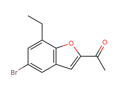 Ethanone,1-(5-bromo-7-ethyl-2-benzofuranyl)-